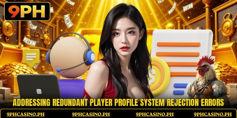 Addressing redundant player profile system rejection errors