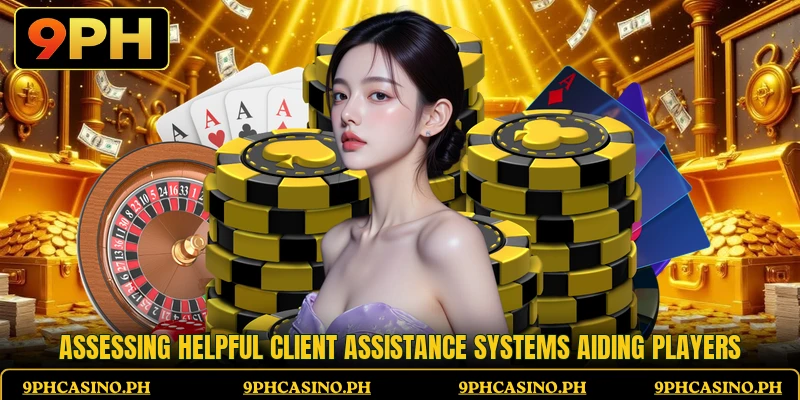 Assessing helpful client assistance systems aiding players