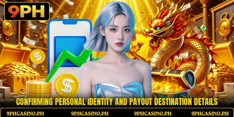 Confirming personal identity and payout destination details Confirming personal identity and payout destination details