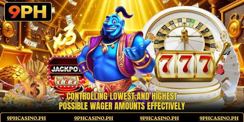 Controlling lowest and highest possible wager amounts effectively