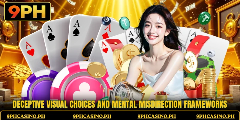 Deceptive visual choices and mental misdirection frameworks Deceptive visual choices and mental misdirection frameworks
