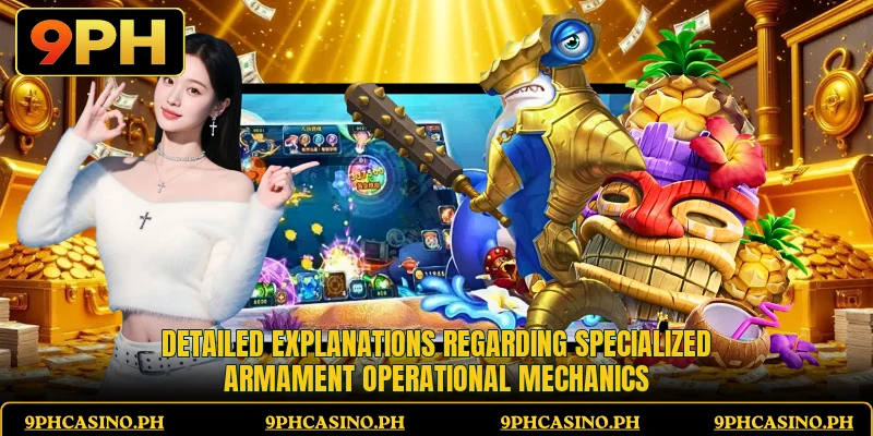 Detailed explanations regarding specialized armament operational mechanics