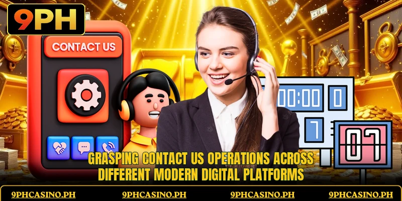 Grasping contact us operations across different modern digital platforms