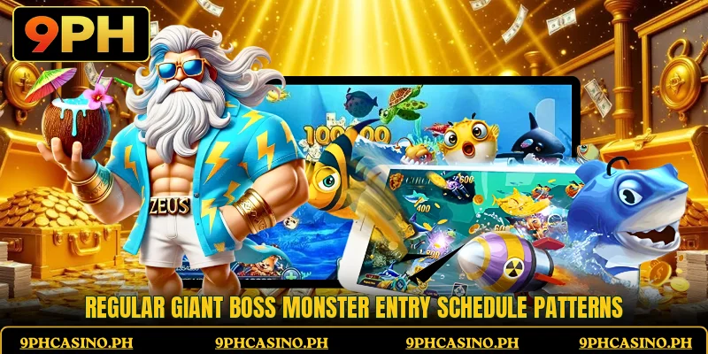 Regular giant boss monster entry schedule patterns Regular giant boss monster entry schedule patterns